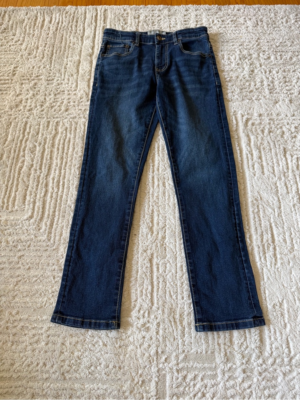 Lucky Brand Men's Dark Blue Straight stretch Jeans